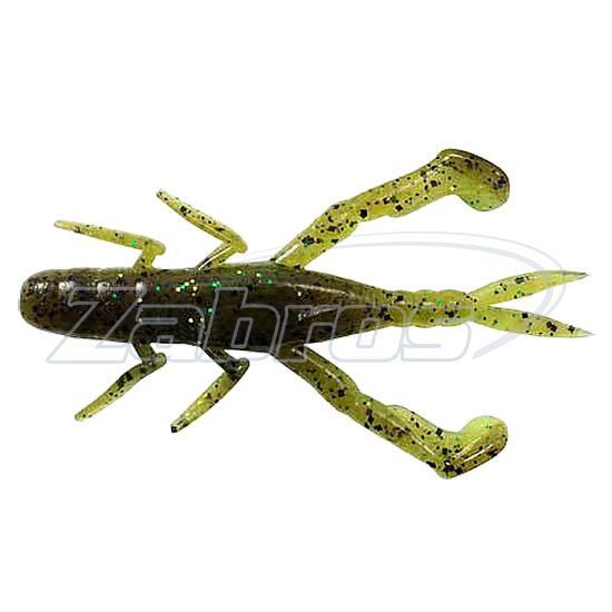 Фото Jackall Dragon Bug, 3,00", 7,6 см, 7 шт, Green Pumpkin / Chart