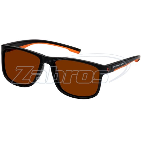 Фото Savage Gear Savage1 Polarized Sunglasses, 72246, Brown
