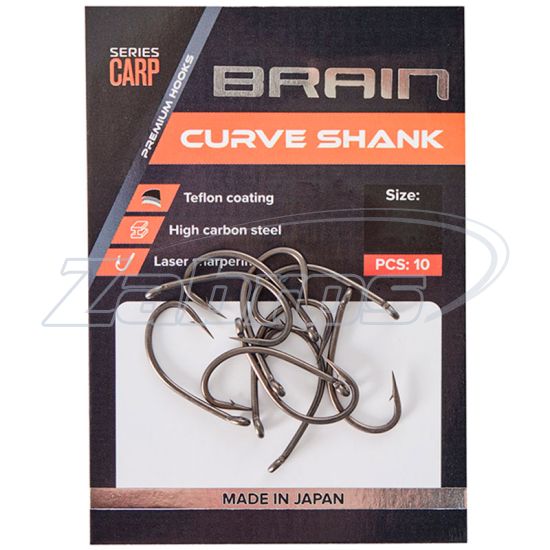 Малюнок Brain Curve Shank, 2, 10 шт, Black Малюнок Brain Curve Shank, 2, 10 шт, Black