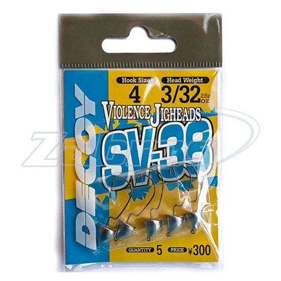 Купить Decoy SV-38, Violence Jighead, 1,8 г, 6, 5 шт