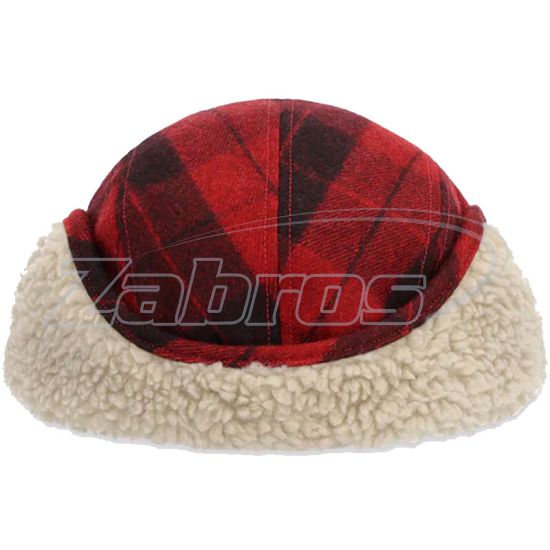 Малюнок Simms Coldweather Cap, 13817, S/M, Red Buffalo Plaid