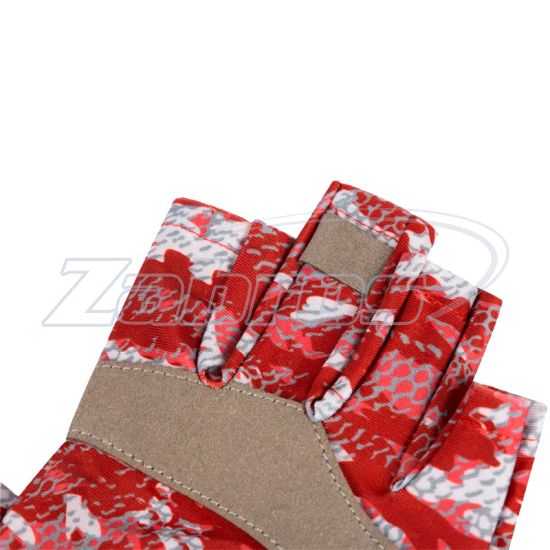 Фотография Favorite Solar Fishing Gloves 5 Cut, L/XL, Red