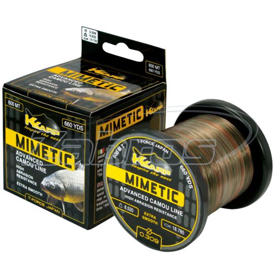 Фото K-Karp Mimetic Mono, 198-24-400, 0,4 мм, 13,5 кг, 300 м Фото K-Karp Mimetic Mono, 198-24-400, 0,4 мм, 13,5 кг, 300 м