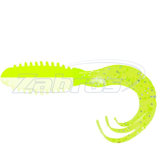 Фото Big Bite Baits Ring Triple Tip Grub, 2,00", 5,08 см, 10 шт, Lemon Meringue