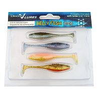 Силікон Dragon Belly Fish Pro Mix, 3,00", 7,5 см, 4 шт, BF30-MIX4, купити, ціни в Києві та Україні, інтернет-магазин | Zabros