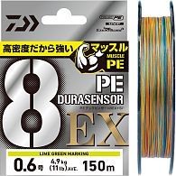 Шнур Daiwa UVF PE Dura Sensor X8EX+Si3, #0,6, 0,13 мм, 4,9 кг, 150 м, 5C, купить, цены в Киеве и Украине, интернет-магазин | Zabros