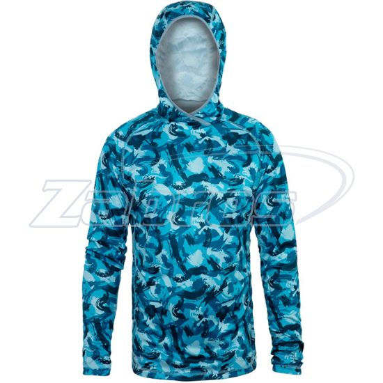 Фотография Fahrenheit Solar Guard Hoody, FASG26049XXL/R, Navy Camo