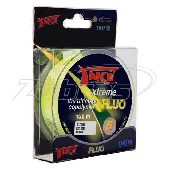 Фото Lineaeffe Take Xtreme Fluo, 3300025, 0,25 мм, 8,6 кг, 150 м