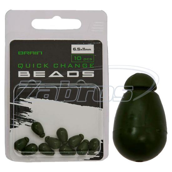 Фото Brain Quick Change Beads, 6,5x11 мм, 10 шт