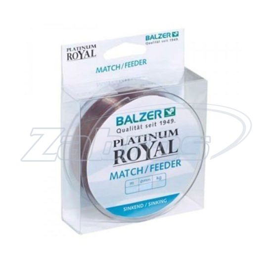 Фото Balzer Platinum Royal Match/Feeder, 12097 025, 0,25 мм, 5,2 кг, 200 м, Brown