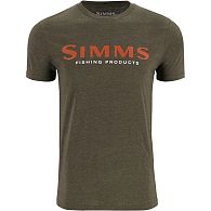 Футболка Simms Logo T-Shirt, 12803-1274-50, XL, Loden Heather, купить, цены в Киеве и Украине, интернет-магазин | Zabros