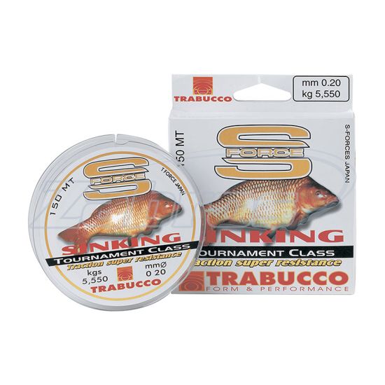 Фото Trabucco S-Force Sinking, 052-95-250, 0,25 мм, 8,4 кг, 150 м, Brown