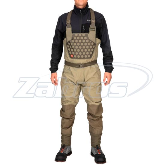 Картинка Simms Flyweight Waders - Stockingfoot, 12932-781-4009, L 9-11, Dark Stone