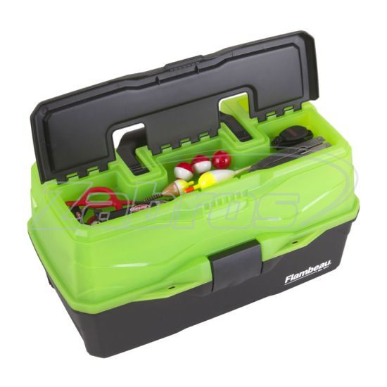 Фотографія Flambeau Classic 3-Tray Frost Series, 6383, 40,6x22,9x21 см, Green