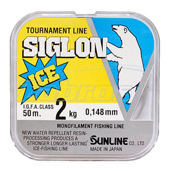 Фото Sunline Siglon Ice, 0,13 мм, 1,5 кг, 50 м, Clear Фото Sunline Siglon Ice, 0,13 мм, 1,5 кг, 50 м, Clear