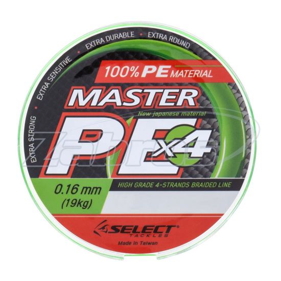 Фото Select Master PE, 0,16 мм, 19 кг, 100 м, Light Green