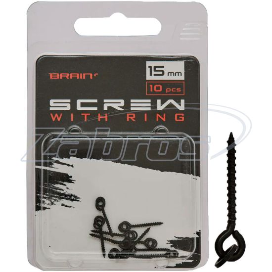 Фото Brain Screw With Ring, 15 мм, 10 шт Фото Brain Screw With Ring, 15 мм, 10 шт