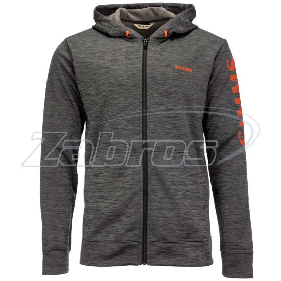Фото Simms Challenger Hoody - Full Zip, 13281-833-30, M, Carbon Heather