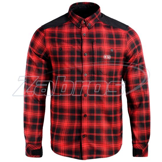 Фотографія M-Tac Redneck Shirt, 20072033-2XL/L, Red/Black