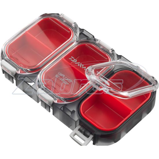 Фотография Daiwa Waterproof Sealed Unit Case 6 отд, 11x6,5x1,8 см, Red