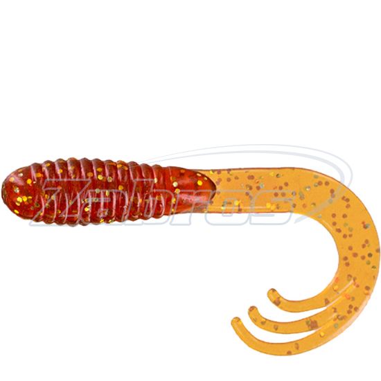 Фото Big Bite Baits Triple Tip Grub, 2,00", 5,08 см, 10 шт, Motor Oil Gold