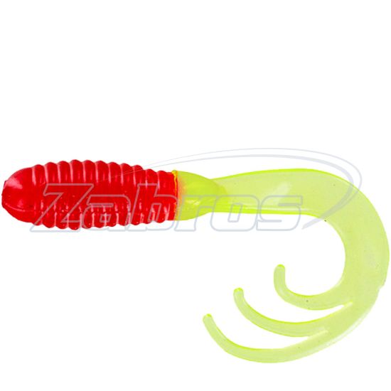 Фото Big Bite Baits Triple Tip Grub, 2,00", 5,08 см, 10 шт, Red/Chart
