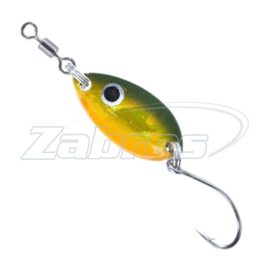 Фото Balzer Trout Attack Spoon Leaf Single Hook, 16013 420, 1,5 г, Black-Orange