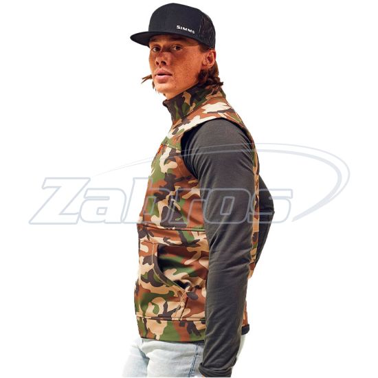 Фотографія Simms Rogue Vest, 12655-569-50, XL, Woodland Camo