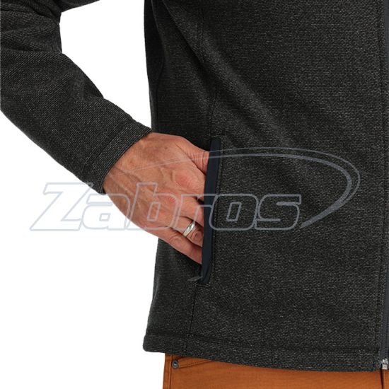 Купить Simms Rivershed Full Zip, 13850-010-20, S, Black Heather