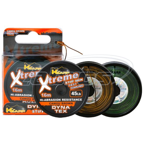 Фото K-Karp Xtreme Stiff Skin, 198-81-025, 25 lb, 16 м, Camo Green