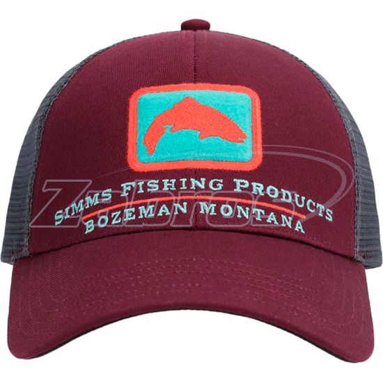 Фото Simms Single Haul Small Fit Trucker, 14107-624-00, Mulberry