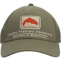 Кепка Simms Trout Icon Trucker Hat, 12226, Riffle Green, купить, цены в Киеве и Украине, интернет-магазин | Zabros