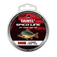 Волосінь Dam Damyl Spezi Line Carp, 66625, 0,25 мм, 5,6 кг, 500 м, Olive, купити, ціни в Києві та Україні, інтернет-магазин | Zabros