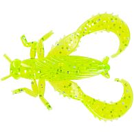 Силікон Big Bite Baits Cricket, 1,25", 3,18 см, 10 шт, Chartreuse Sparkle: купити, ціна, Київ, Україна | Zabros