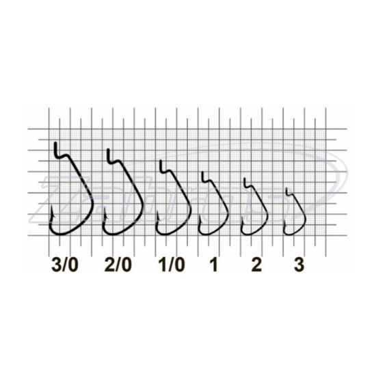 Фотографія MiniMax Offset Worm, SW-0741-3, 5 шт, Black