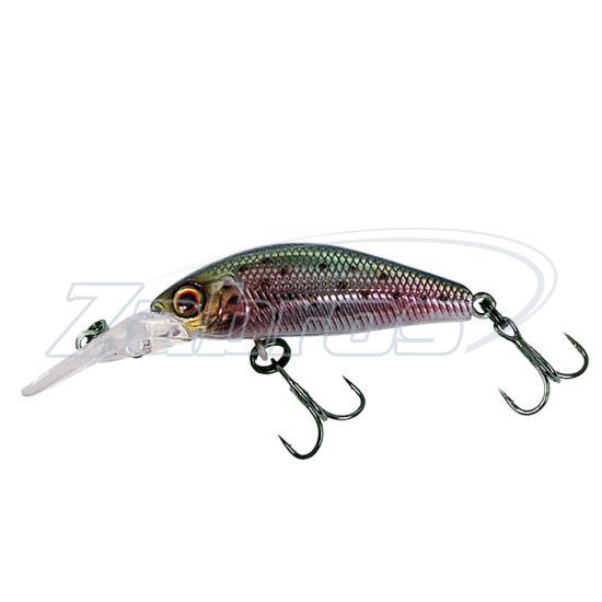 Фото Jackall D Chubby Minnow 35SP, 3,5 см, 2,7 г, 1,5 м, Kawaguchiko Rainbow