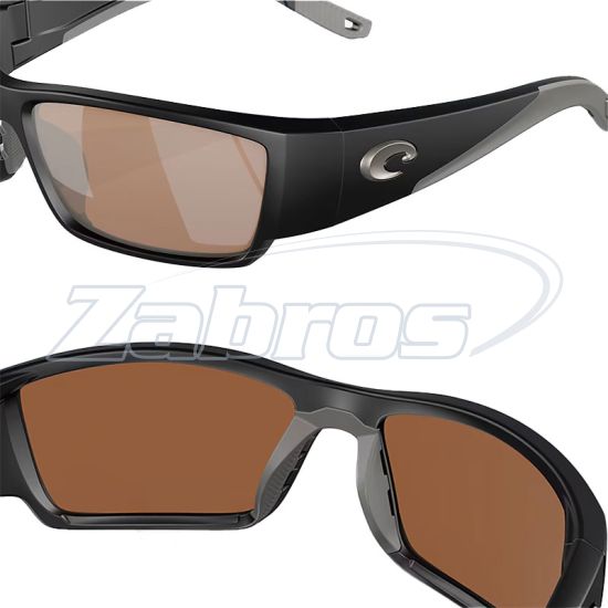 Купить Costa Del Mar Corbina Pro, 97963940399, Matte Black Copper Silver Mirror, Glass