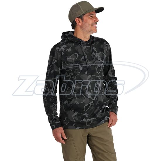 Фотография Simms Challenger Fishing Hoody, 13846-1082-60, XXL, Regiment Camo Carbon