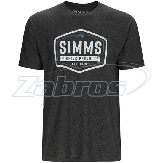 Фото Simms Fly Patch T-Shirt, 14095-086-30, M, Charcoal Heather