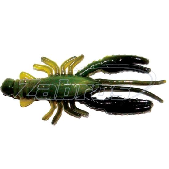 Фото Big Bite Baits Craw, 1,50", 3,8 см, 10 шт, Black Opaque/Chartreuse
