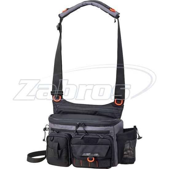 Фото Daiwa HG Shoulder Bag LT (C), 10x29x19 см, Gray Orange