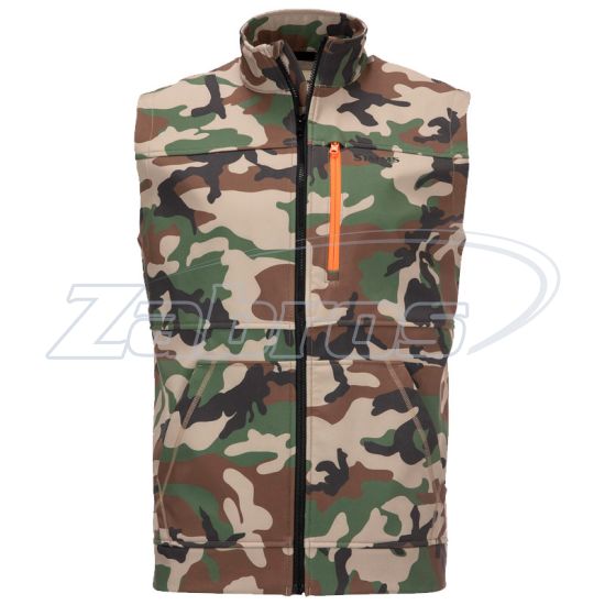 Фото Simms Rogue Vest, 12655-569-50, XL, Woodland Camo