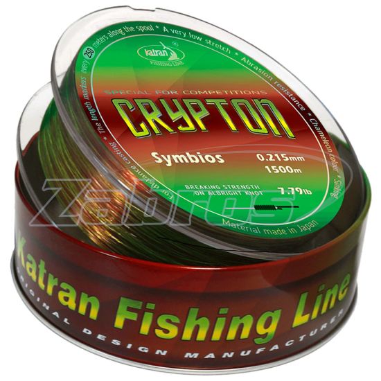 Фотография Katran Crypton Symbios, 0,286 мм, 5,8 кг, 1000 м, Camo+Neon
