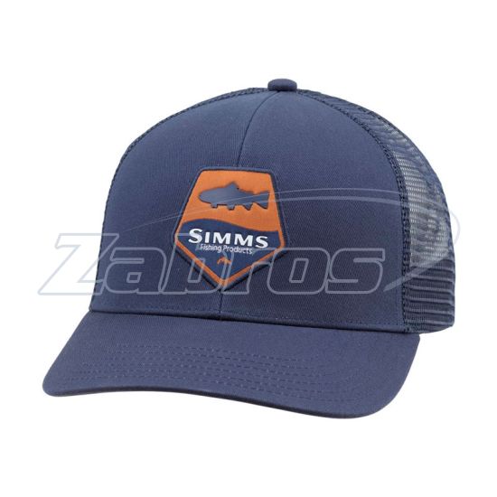 Фото Simms Trout Patch Trucker Hat, 12839, Admiral Blue