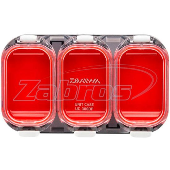 Фото Daiwa Waterproof Sealed Unit Case 3 отд, 11x6,5x1,8 см, Red