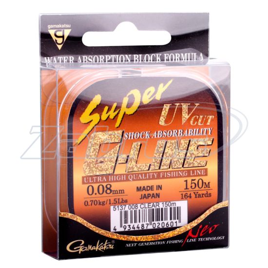 Фото Gamakatsu Super G-Line Neo, 5137-10, 0,1 мм, 1,1 кг, 150 м, Clear