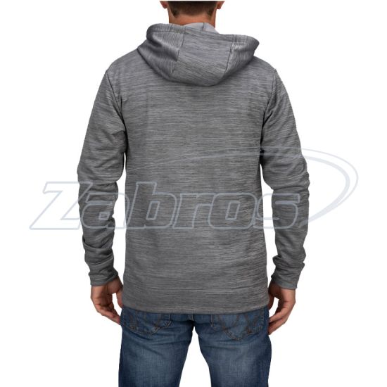 Малюнок Simms Challenger Hoody - Full Zip, 13281-083-60, XXL, Steel Heather