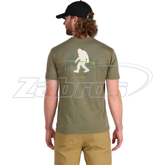 Цена Simms Sasquatch T-Shirt, 13624-914-30, M, Military Heather
