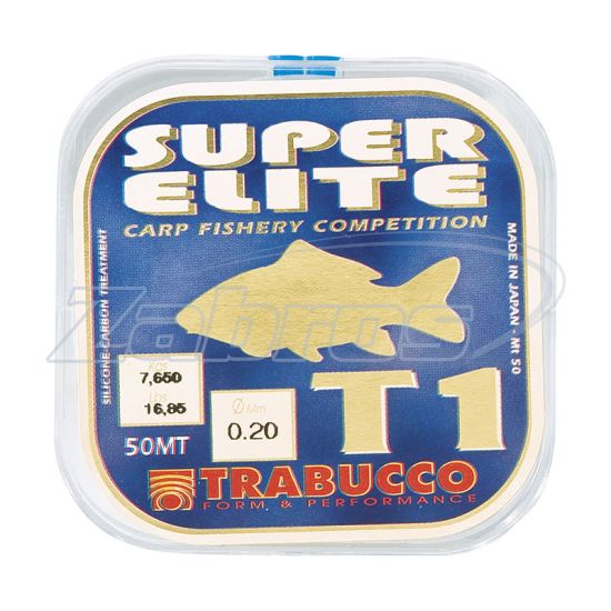 Фото Trabucco Super Elite T1 Carp Fishery, 058-60-140, 0,14 мм, 4,1 кг, 50 м