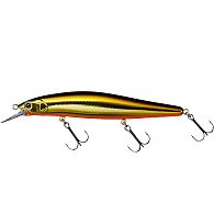 Воблер Daiwa Steez Minnow 110SP-SR, 11 см, 14,4 г, 1,3 м, Champagne Black Gold, купити, ціни в Києві та Україні, інтернет-магазин | Zabros